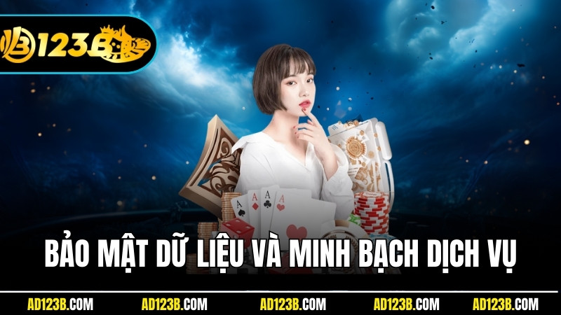 Bảo mật dữ liệu và minh bạch dịch vụ là ưu tiên hàng đầu của 123B
